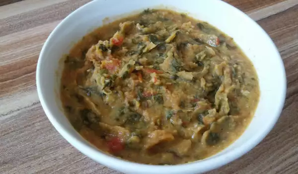 Summer Indian Stew with Spinach