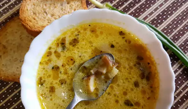 Traditional Italian Mushroom Soup