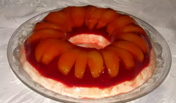 Jelly Peach Dessert