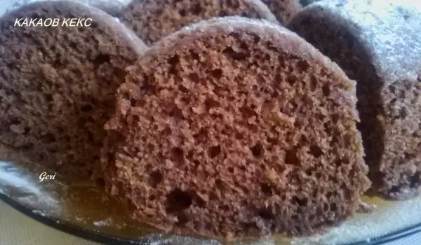 Cocoa Sponge Cake with Milk