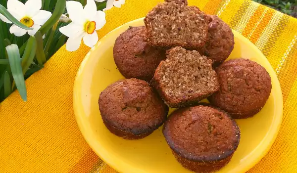 Cocoa Muffins with Carob and Spelt