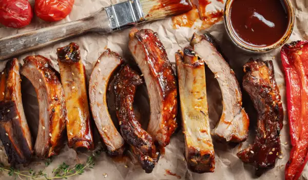 Caramelized ribs