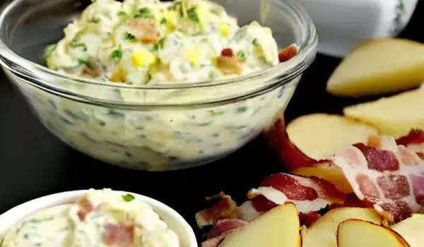 Potato Salad with Bacon and Arugula