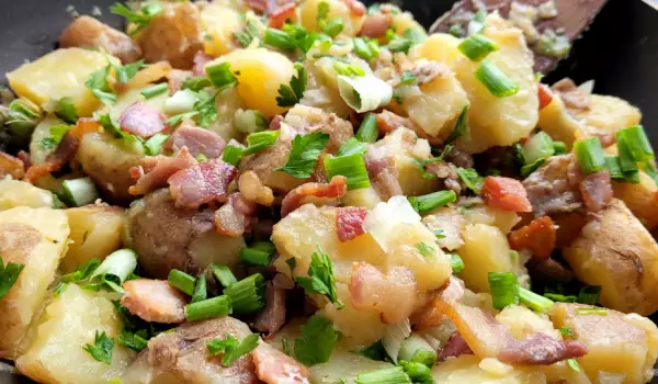 German Potato Salad with Bacon