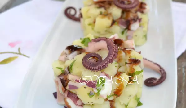 Potato Salad with Octopus