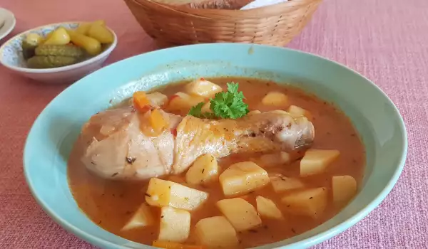 Potato Stew with Chicken