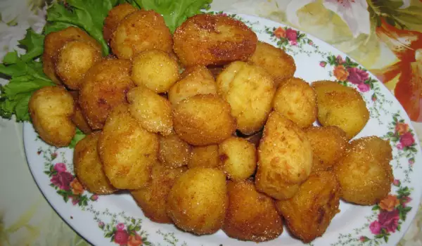 Corn Flour Breaded Potatoes