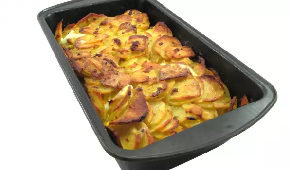 Baked Potatoes with Onions