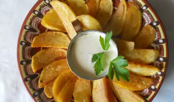 French Fries with Caesar Sauce