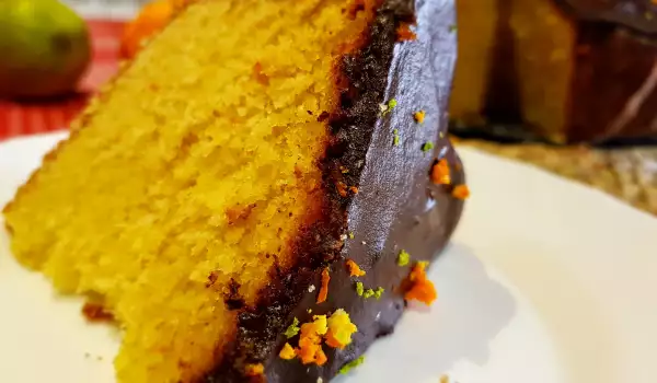 Citrus and Chocolate Sponge Cake
