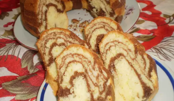 Homemade Zebra Cake