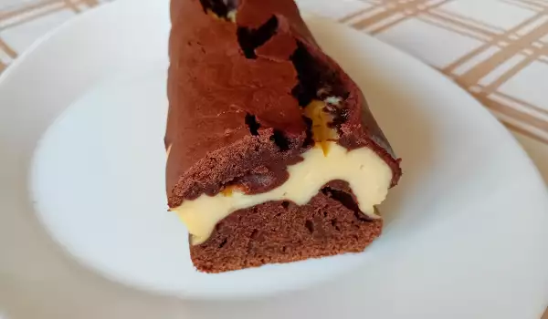 Chocolate and Cream Cheese Cake