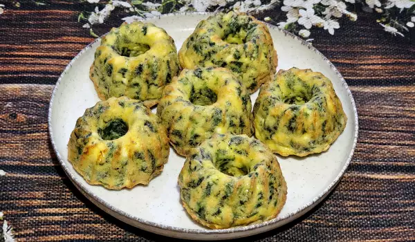 Keto Savory Muffins with Nettles