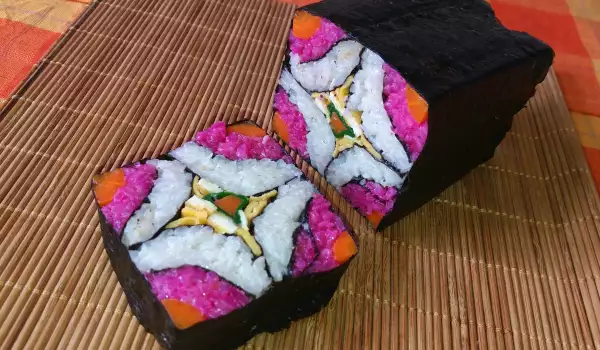 Korean Kimbap Spring Mosaic