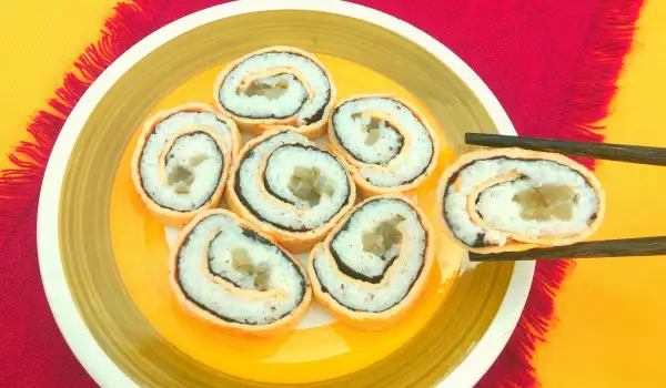 Egg Kimbap with Dietary Mayonnaise