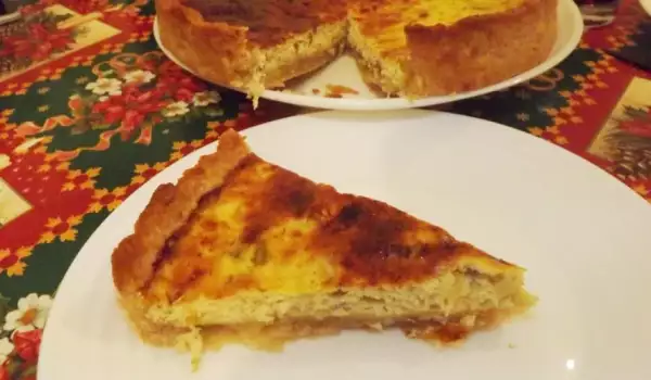 Quiche with Smoked Trout
