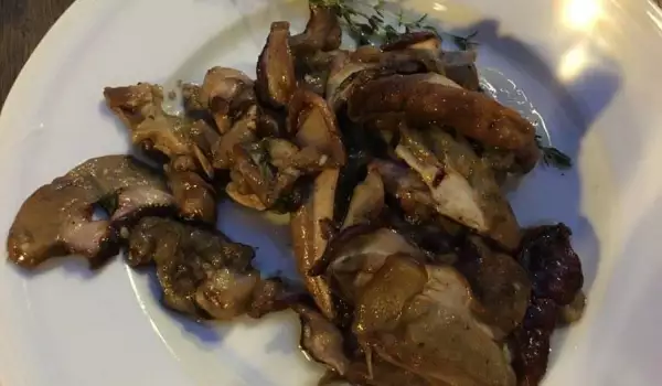 Oyster Mushrooms in Butter