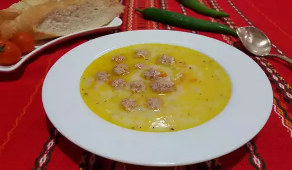 Classic Meatball Soup with Thickening Agent