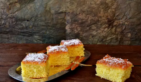 Coconut Cake with Marmalade