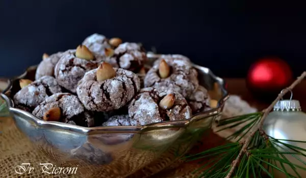 Christmas Cocoa and Almond Cookies