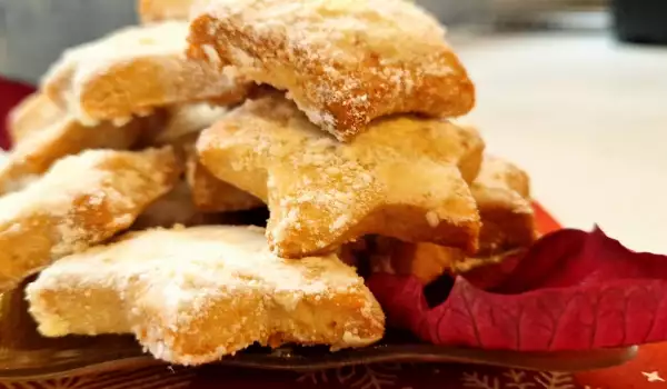 Christmas Butter Cookies with Orange Flavor