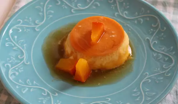 Lazy Baked Flan with Pumpkin