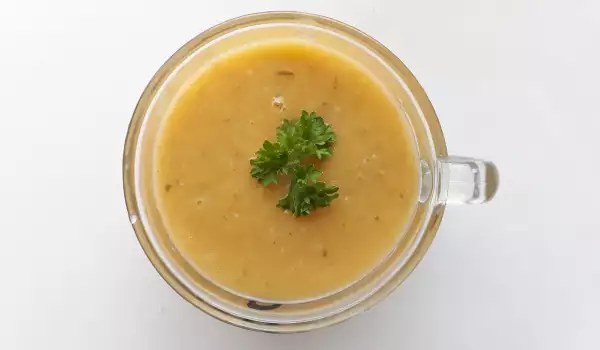 Zucchini and Sweet Potato Cream Soup