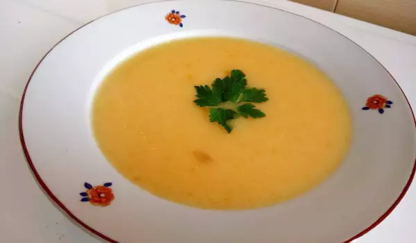 Cream Soup of Potatoes, Carrots and Celery