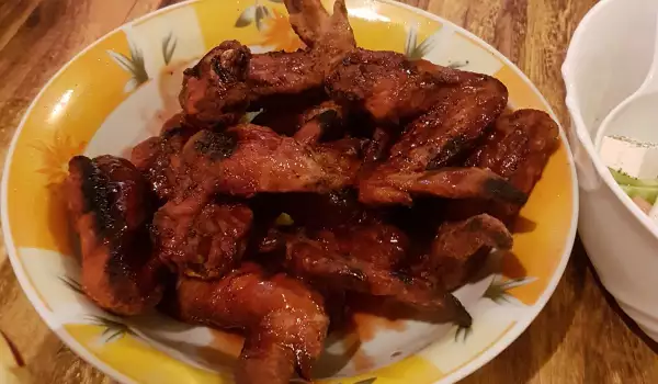 BBQ Chicken Wings with Honey and Soy Sauce