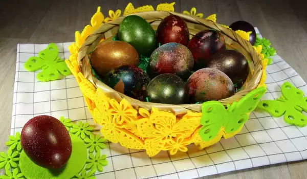 Colorful Crystal Easter Eggs