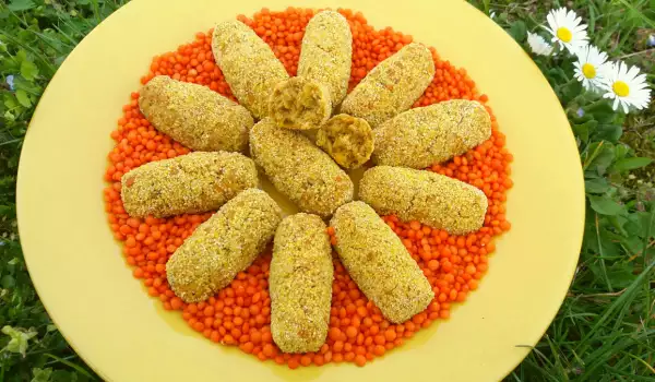 Spicy Red Lentil Croquettes