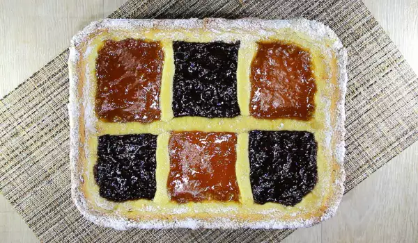 Plum and Quince Jam Crostata