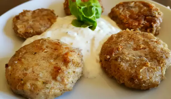 Bean and Chia Patties with a Gorgeous Sauce
