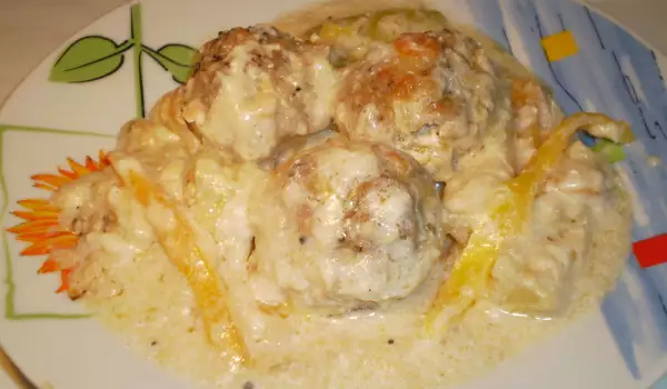 Oven-Baked Meatballs in a Cream Sauce