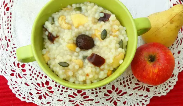Couscous with Fruit, Dates and Cashews