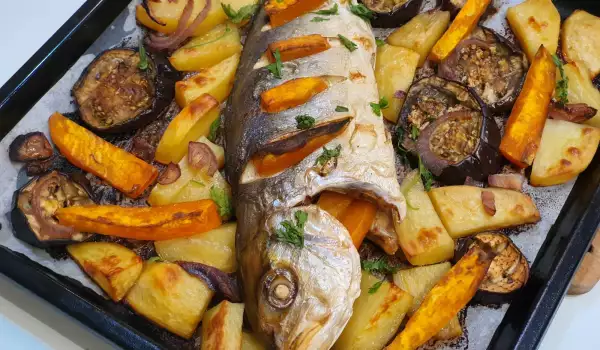 Sea Bass with Vegetables