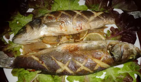 Sea Bass Cooked in Baking Paper