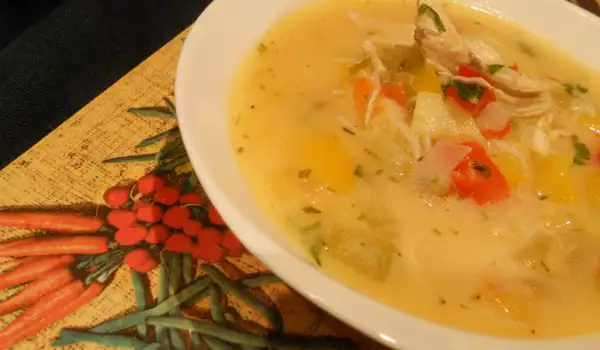 My Healing Chicken Soup with 20 Ingredients