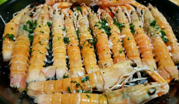 Oven-Baked Norwegian Lobsters
