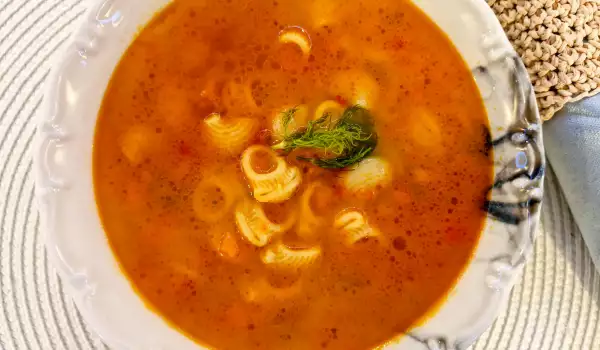 Vegetable Soup with Pasta