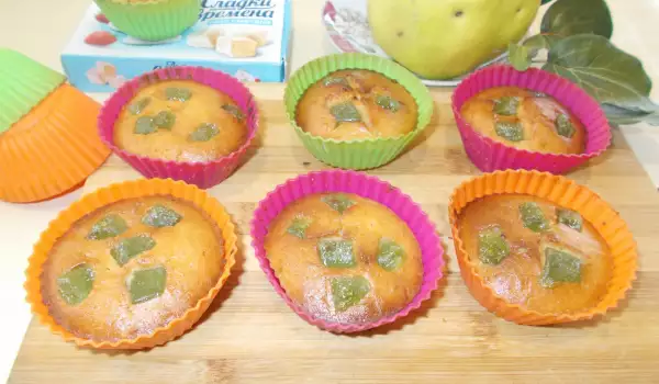 Quince Muffins with Turkish Delight