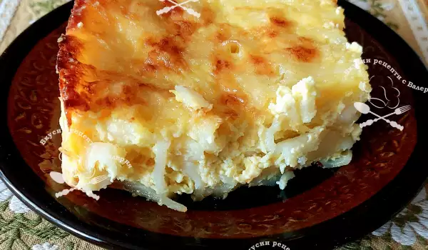 Oven-Baked Macaroni with Milk and Eggs