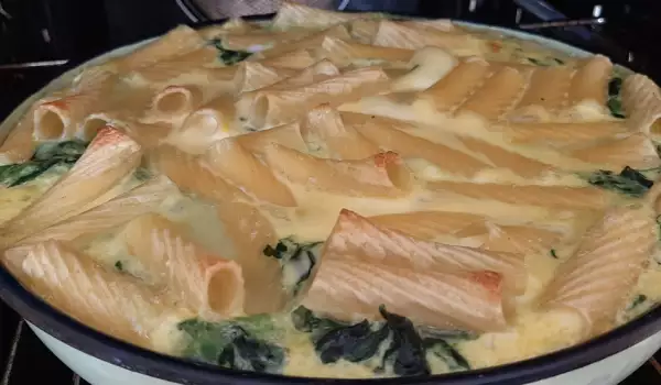 Macaroni with Spinach