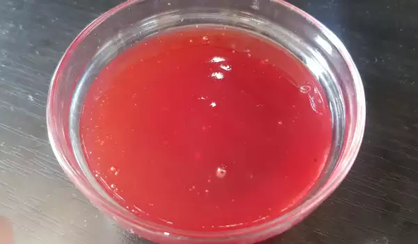 Raspberry Glaze for Pastries and Cakes