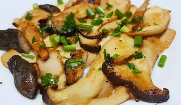 Pan-Fried Penny Bun Mushrooms with Butter