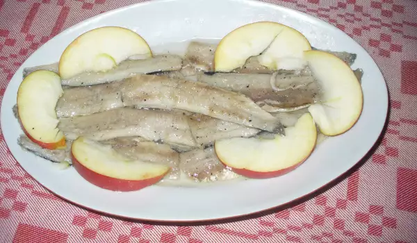 Marinated Anchovies with Apples