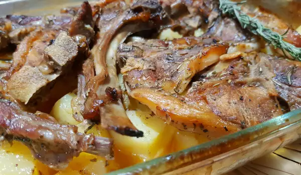 Oven-Baked Marinated Lamb Chops
