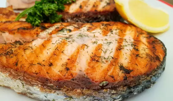 Pan-Grilled Marinated Salmon Cutlets