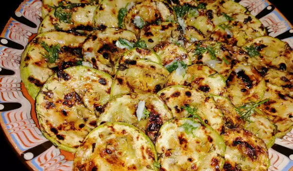 Grilled Marinated Zucchini