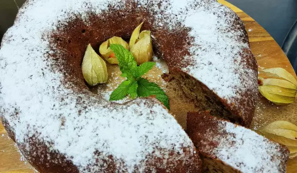 Butter Cake with Zucchini, Dates and Walnuts
